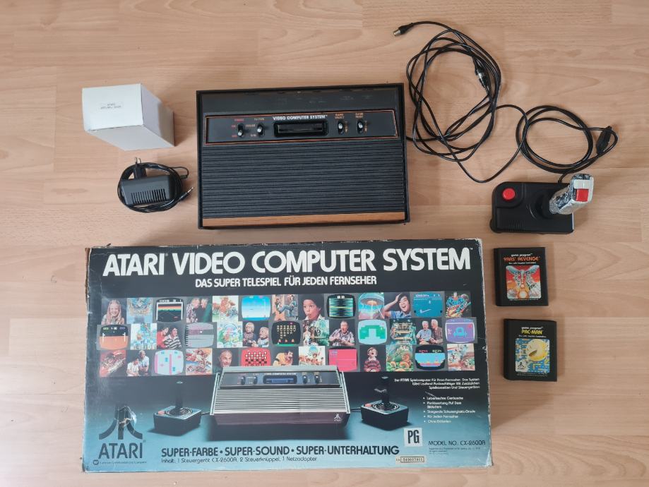 Atari 2600 Konzola Controller Igre Kutija