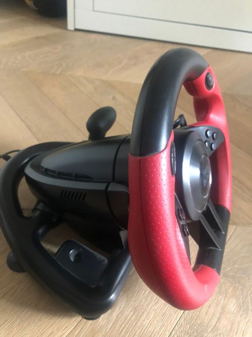 Volant Speedlink Power Feedback Pour PC, Gamecube, Xbox, PS, D'occasion Fonctionnel
