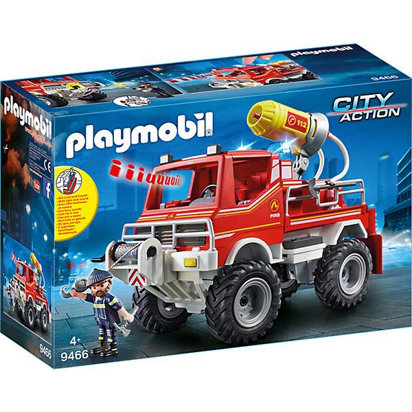 Dva Playmobil vatrogasna vozila