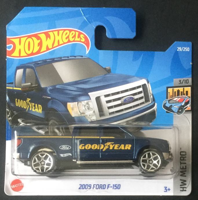 Hot Wheels - Ford F-150 2009 - Modèle 1/64 Bleu - Série Mainline 2022 (#3/10) - Neuf