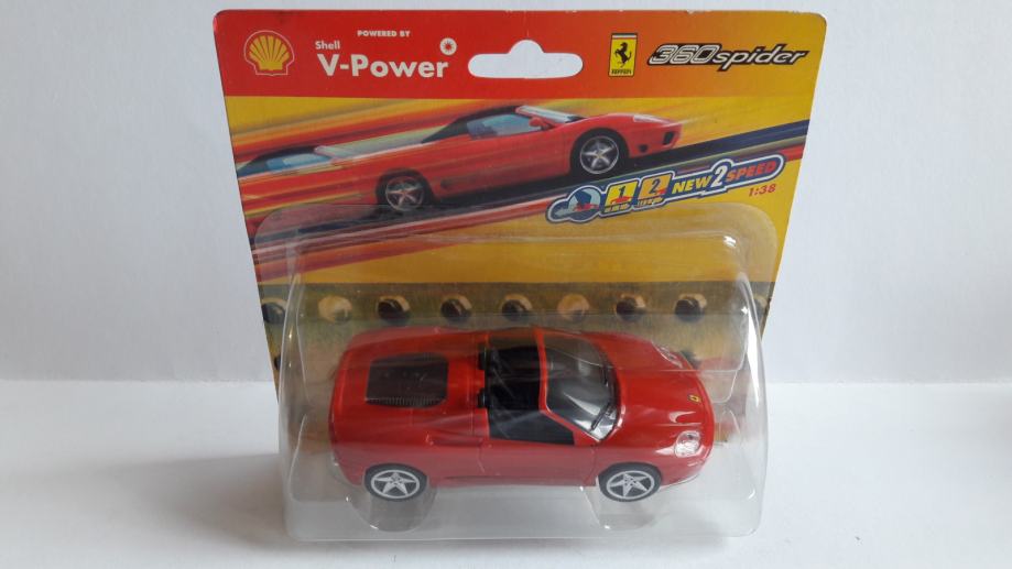 Hot Wheels 3 Ferrari modela 1/38 Shell