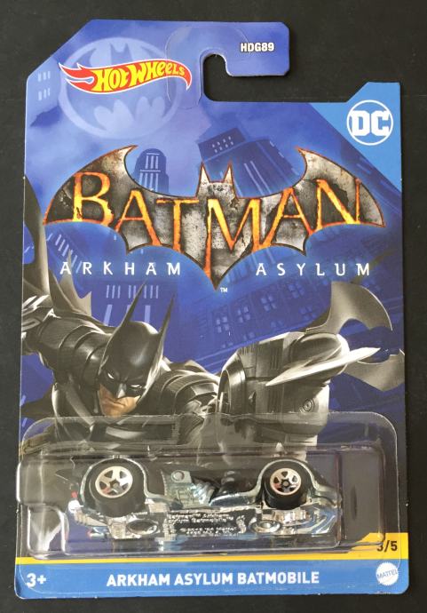 Hot Wheels (HDG89) Batman Moves - Arkham Asylum Batmobile.
