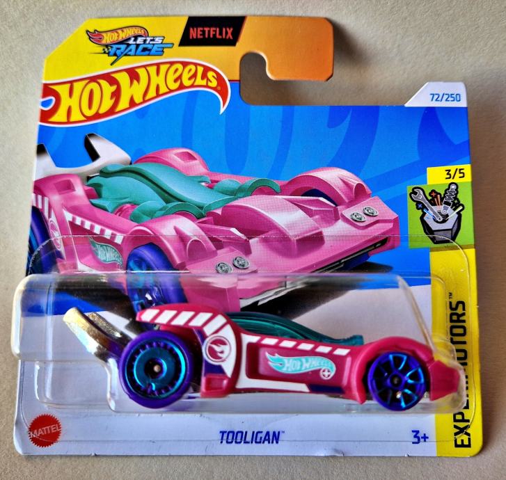 Hot Wheels Tooligan Die-Cast Car - 1:64 Scale 2010 New Models Series (Silver)