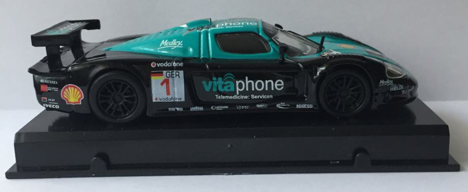 Couleur VISION V12 Bleu voiture de sport en alliage 1:24, modèle moulé