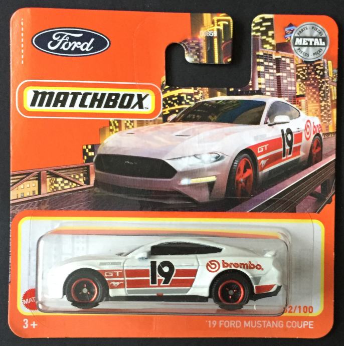 Matchbox ʼ19 Ford Mustang Coupe....