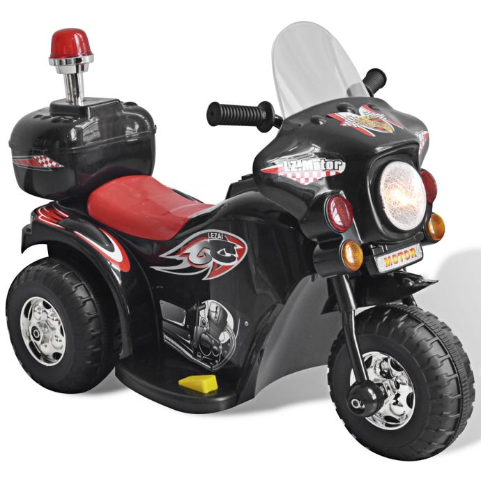 Motocikl na Baterije za Djecu Crni (80086)