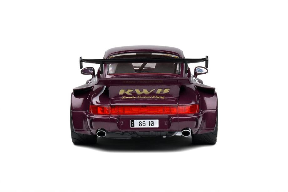 PORSCHE RWB BODYKIT HEKIGYOKU PURPLE 2022 1/18 SOLIDO