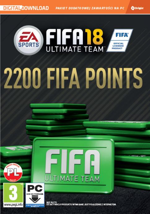 FIFA 18 - Points 2200 ORIGIN Key