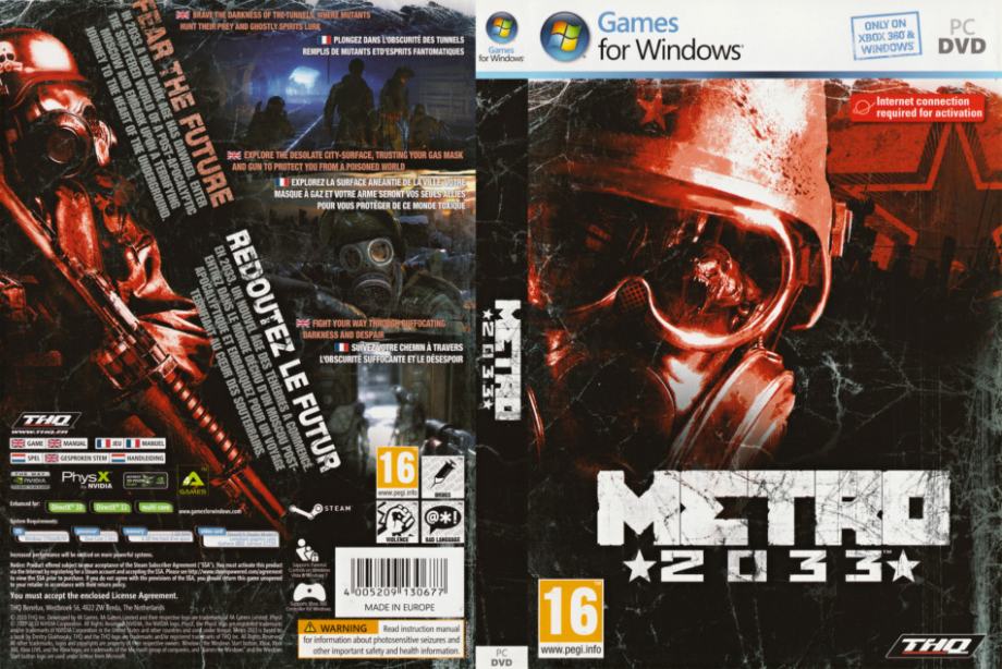 METRO 2033 PC DVD SX10