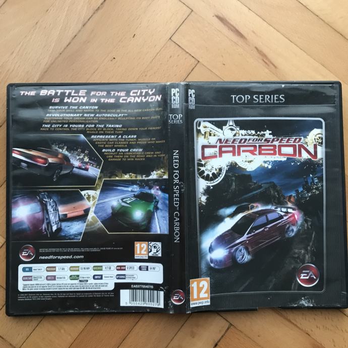 PC DVD-ROM Need For Speed Carbon/Battle ForThe City Is Won InTheCanyon