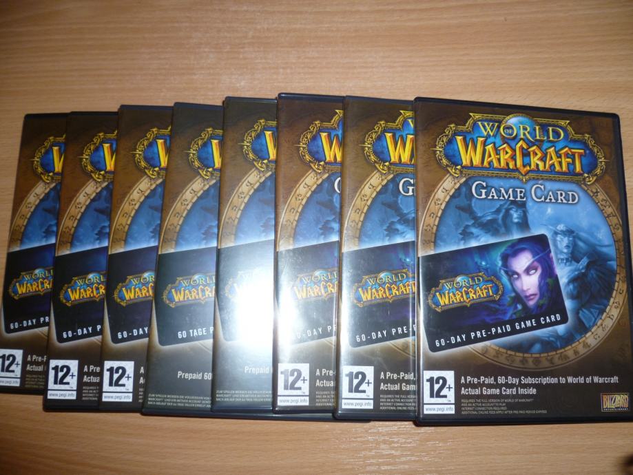 World of Warcraft ( WoW ) 60 Dana kod Time Card + Battle chest