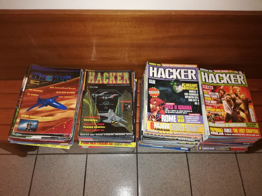 Komplet Hacker časopisa 1-117