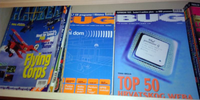 Komplet starijih informatičkih časopisa BUG VIDI PC PLAY MAXIMUM PC