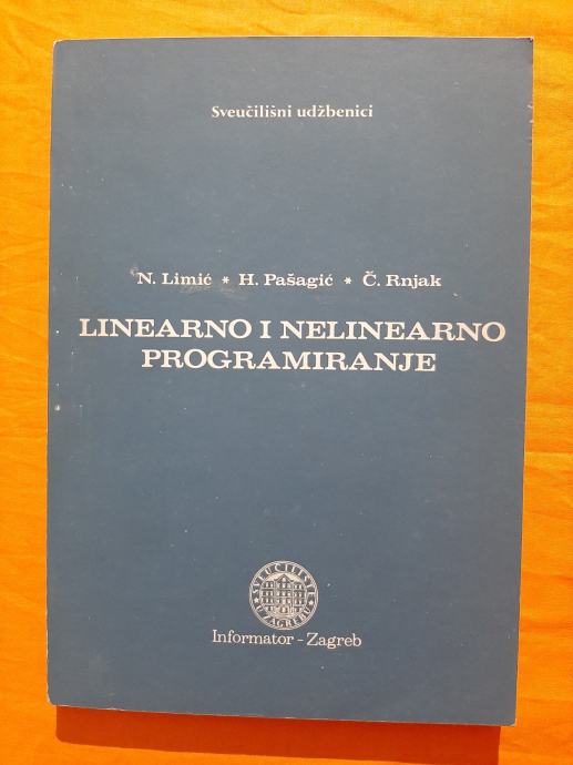 Linearno i nelinearno programiranje - Nedžad Limić