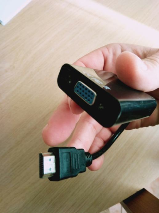 Adapter Za monitor Hdmi na VGA s audio izlazom