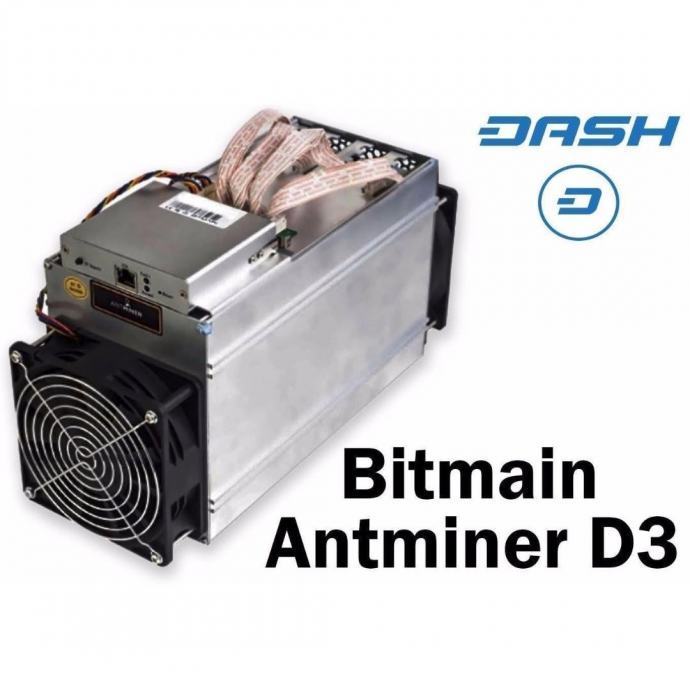 Antminer D3 19.3 GH/s X11 ASIC Dash Miner