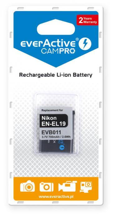BATERIJA za CamPro -baterije - zamjena za Nikon EN-EL19