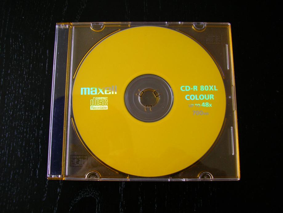 CD-R kolor mediji 700MB/80MIN (Lot od 5 kom)