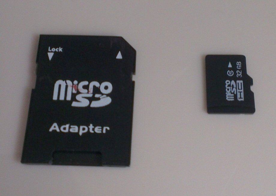 MICRO SD 32gb class 10 + SD ADAPTER