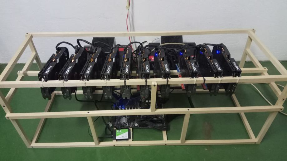 MINER 16x RX580 ETHER POLA GHS