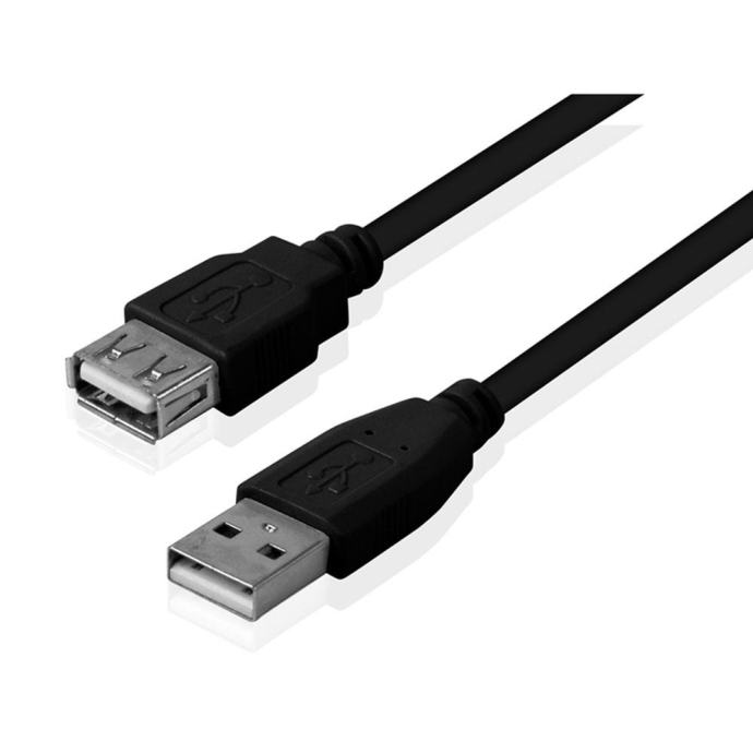 Kabel USB 2.0 tip A M/F, USB-A (M) na USB-A (Ž), duljina 62 cm