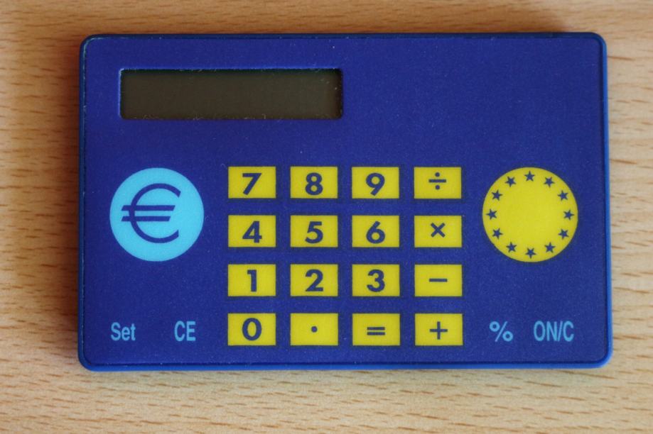 Mini kalkulator Euro