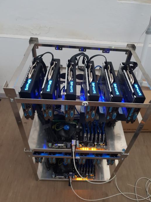 Mining rig RX 580 x6