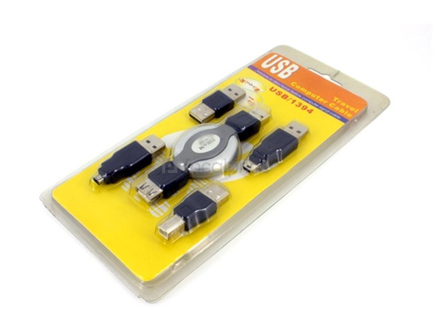 Set USB adaptera i rastezljivog kabela - 7 u 1