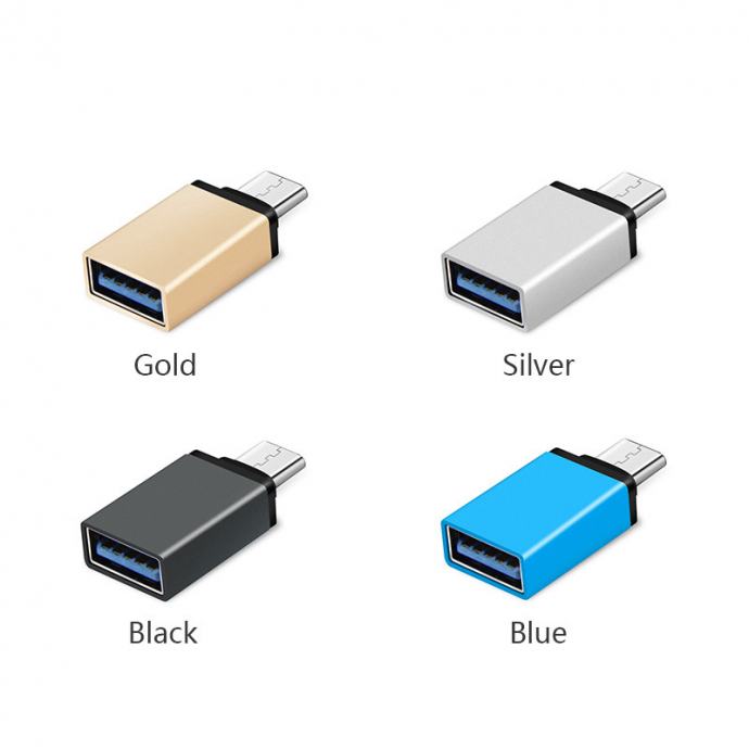 USB 3.0 Type C Muški na USB 3.0A Ženski Konverter (Metalni) za Macbook