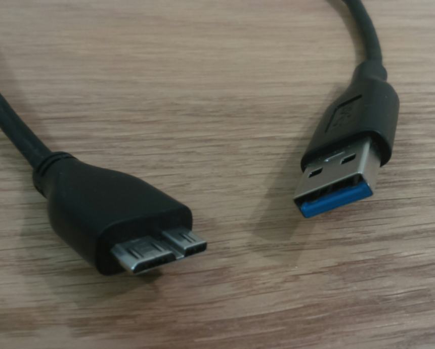 USB kabel USB-A 3.0 (m) na mikro-USB-B 3.0 (m) 0,5 m