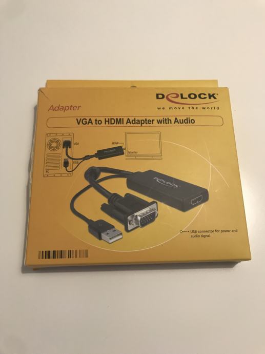 VGA to HDMI adapter sa zvukom