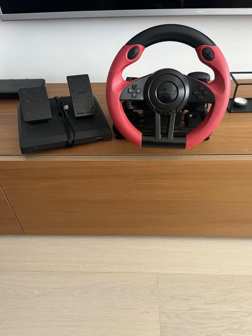 Volan Speedlink Trailblazer Racing Wheel, PC, PS4/PS3, Xbox One, crni