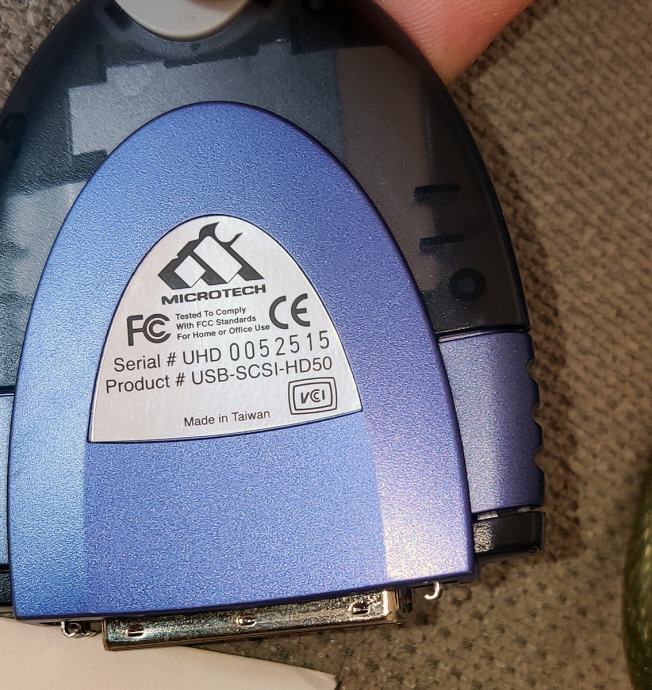 XpressSCSI Xpress SCSI SCSI2 USB adapter u kutiji