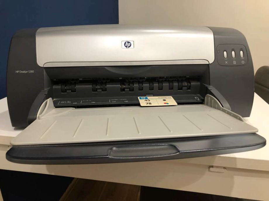 HP Deskjet 1280 A3/A4 printer i HP 45 i HP 78 inkjet print cartridge