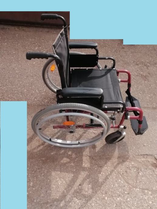 Sklopiva invalidska kolica 46 cm sjedište