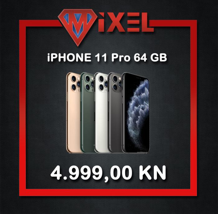 iPhone 11 PRO - 64GB - NOVO!! - GARANCIJA - RAČUN - TRGOVINA