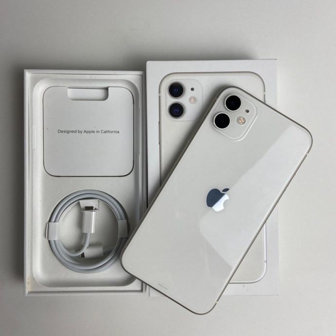 Iphone 11 64Gb Bijeli Kao novo Baterija 100% Može zamjena Dostava