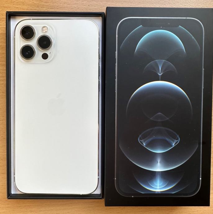 IPHONE 12 PRO MAX SILVER 128GB TOP