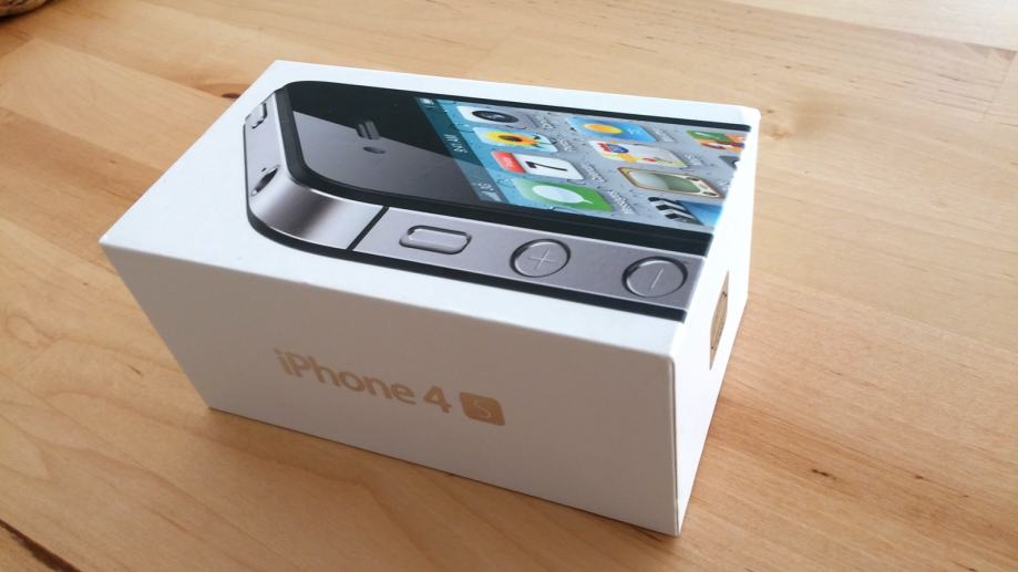 Apple iPhone 4S + 16GB + CRNI + Super sačuvan! + sve mreže + 1.vlasnik