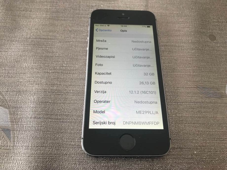 iPhone 5s 32 GB space grey
