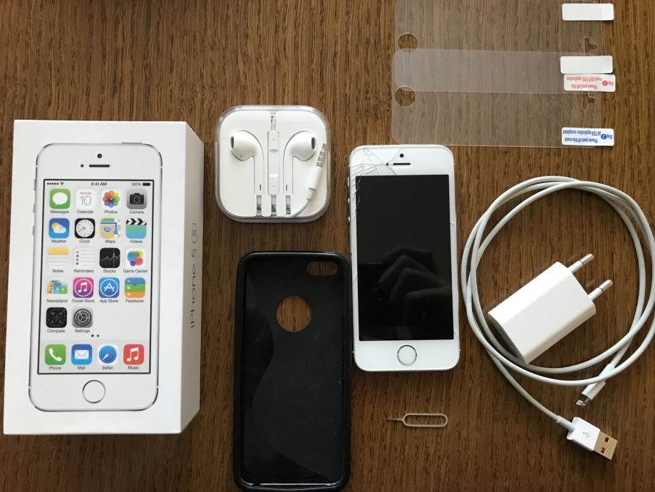 iPhone 5S, Silver, 32GB