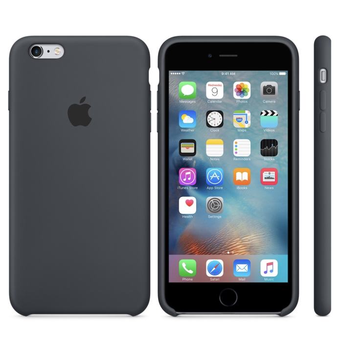iPhone 6 Plus 64GB space gray + Apple iPhone Silicone Case (nova)