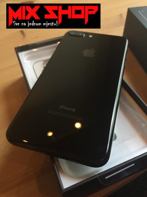 Apple Iphone 7 Plus 128GB JET BLACK *KAO NOV*GARANCIJA*ZAMJENA DA*