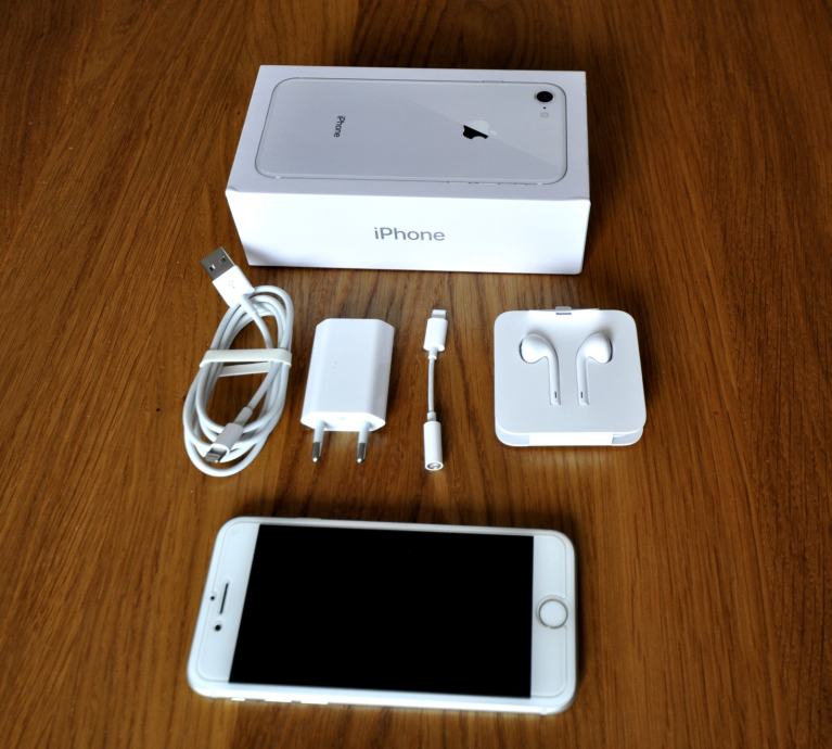 iPhone 8 Silver, 256 GB