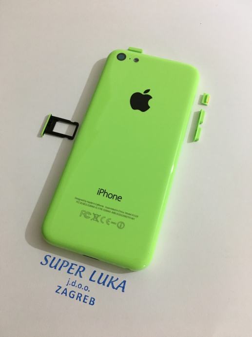 iphone 5c maska kučište poklopac baterije NOVO (zelena boja)