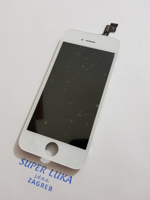 iphone 5s lcd ekran display touchscreen RAČUN GARANCIJA 4mj (bijeli)