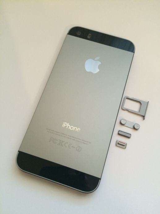 iphone 5s maska kučište okvir NOVO (crna boja)