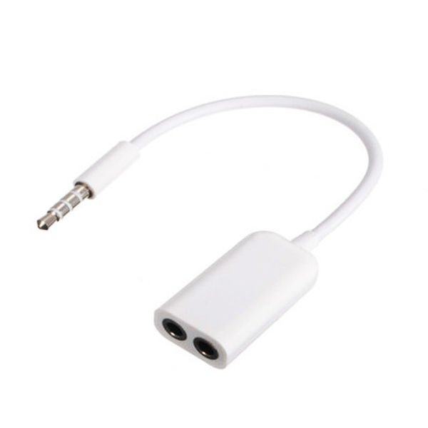 2X 3.5MM IPHONE BIJELI ADAPTER JACK ZA SLUSALICE