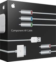 Apple Component AV cable,novo !!!