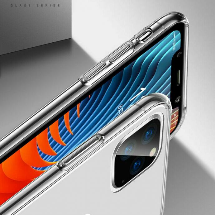 iPhone 11 Pro MAX, 6,5", prozirna gumena maskica, kvalitetna, NOVO !!